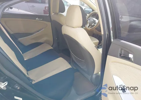 2012 Hyundai Accent Gls z USA, uszkodzony, nr VIN KMHCU4AE7CU057727